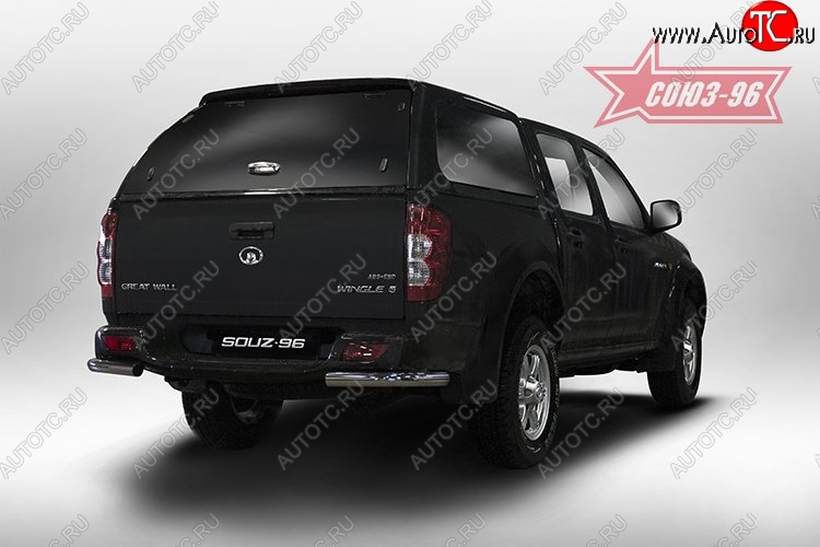 10 799 р. Защита заднего бампера из боковых уголков (d60) Souz-96 Great Wall Wingle 5 (2011-2017)  с доставкой в г. Керчь