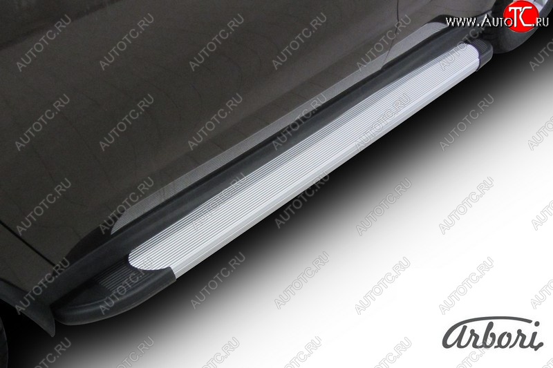 10 979 р. Порожки для ног Arbori Optima Silver Haval H2 (2014-2021)  с доставкой в г. Керчь