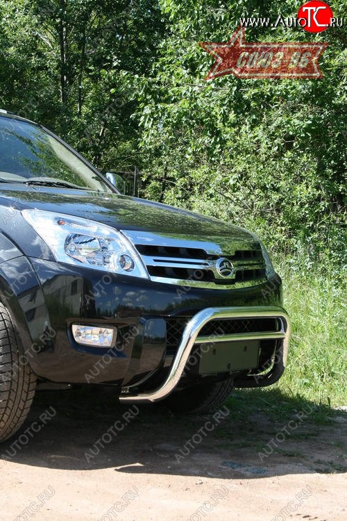 11 114 р. Защита переднего бампера Souz-96 (d60) Great Wall Hover  1-ый рестайлинг (2010-2014)  с доставкой в г. Керчь
