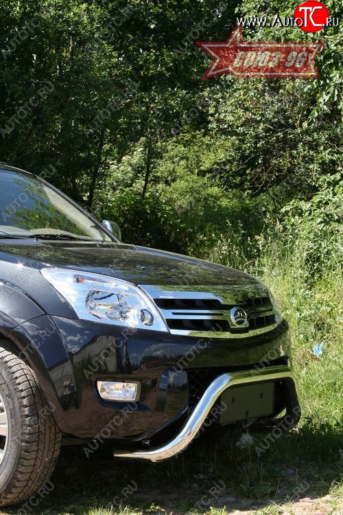 17 324 р. Защита переднего бампера Souz-96 (d76) Great Wall Hover  1-ый рестайлинг (2010-2014)  с доставкой в г. Керчь