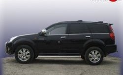 Защита порогов из круглой трубы диаметром 76 мм Slitkoff Great Wall Hover (2010-2014)  1-ый рестайлинг