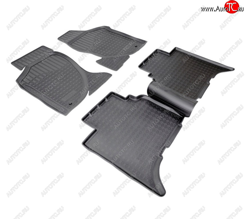 2 289 р. Коврики салонные Norplast Unidec Great Wall Hover H3  дорестайлинг (2010-2014) (Цвет: черный)  с доставкой в г. Керчь