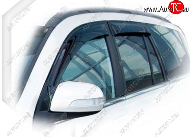 2 079 р. Дефлектора окон CA-Plastiс Great Wall Hover H5 (2010-2017) (Classic полупрозрачный, Без хром.молдинга, Крепление только на скотч)  с доставкой в г. Керчь