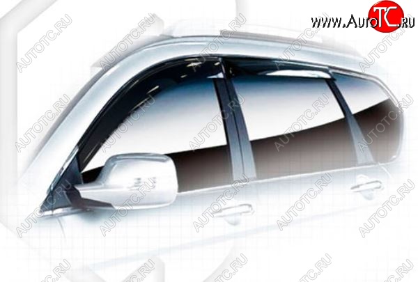 1 999 р. Дефлектора окон CA-Plastiс Great Wall Hover H6 (2012-2016) (Classic полупрозрачный, Без хром.молдинга)  с доставкой в г. Керчь