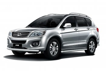7 849 р. Защита переднего бампера одинарная из трубы d63 мм Petroil Tuning Great Wall Hover H6 (2012-2016) (Нержавейка)  с доставкой в г. Керчь. Увеличить фотографию 2