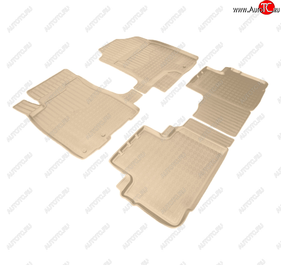 3 179 р. Коврики салона Norplast Unidec  Great Wall Hover H6 (2012-2016) (Цвет: бежевый)  с доставкой в г. Керчь