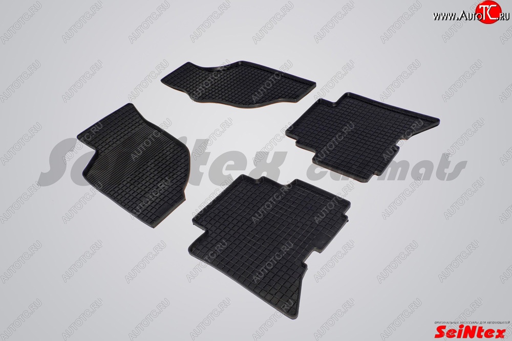 3 299 р. Износостойкие коврики в салон с рисунком Сетка SeiNtex Premium 4 шт. (резина) Great Wall Hover  дорестайлинг (2006-2010)  с доставкой в г. Керчь