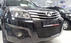1 469 р. Сетка на бампер Russtal (черная) Great Wall Hover H3  дорестайлинг (2010-2014)  с доставкой в г. Керчь. Увеличить фотографию 2