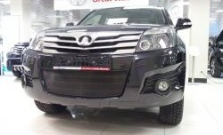 1 469 р. Сетка на бампер Russtal (черная) Great Wall Hover H3  дорестайлинг (2010-2014)  с доставкой в г. Керчь. Увеличить фотографию 5