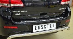 14 549 р. Одинарная защита заднего бампера из трубы диаметром 63 мм SLITKOFF  Great Wall Hover H6 (2012-2016)  с доставкой в г. Керчь. Увеличить фотографию 2