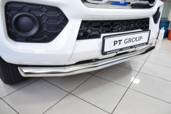 14 199 р. Защита переднего бампера Petroil Tuning (нержавейка d63) Great Wall Wingle 7 пикап (2018-2023)  с доставкой в г. Керчь. Увеличить фотографию 2