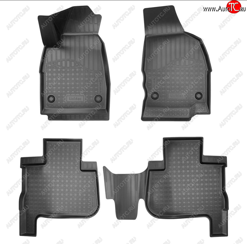 2 699 р. Коврики салона Norplast Unidec Great Wall Wingle 7 пикап (2018-2023) (Цвет: черный)  с доставкой в г. Керчь