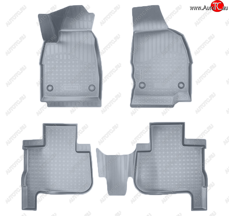3 099 р. Коврики салона Norplast Unidec  Great Wall Wingle 7 (2018-2023) пикап (Цвет: серый)  с доставкой в г. Керчь