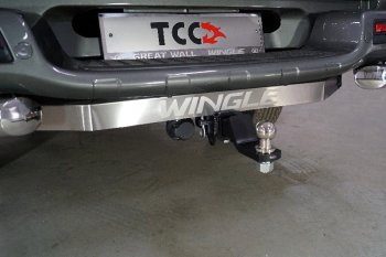 Фаркоп (тягово-сцепное устройство) TCC 4WD 2.0 TD Great Wall Wingle 7 (2018-2023) пикап (оцинкованный, шар Е нержавейка)