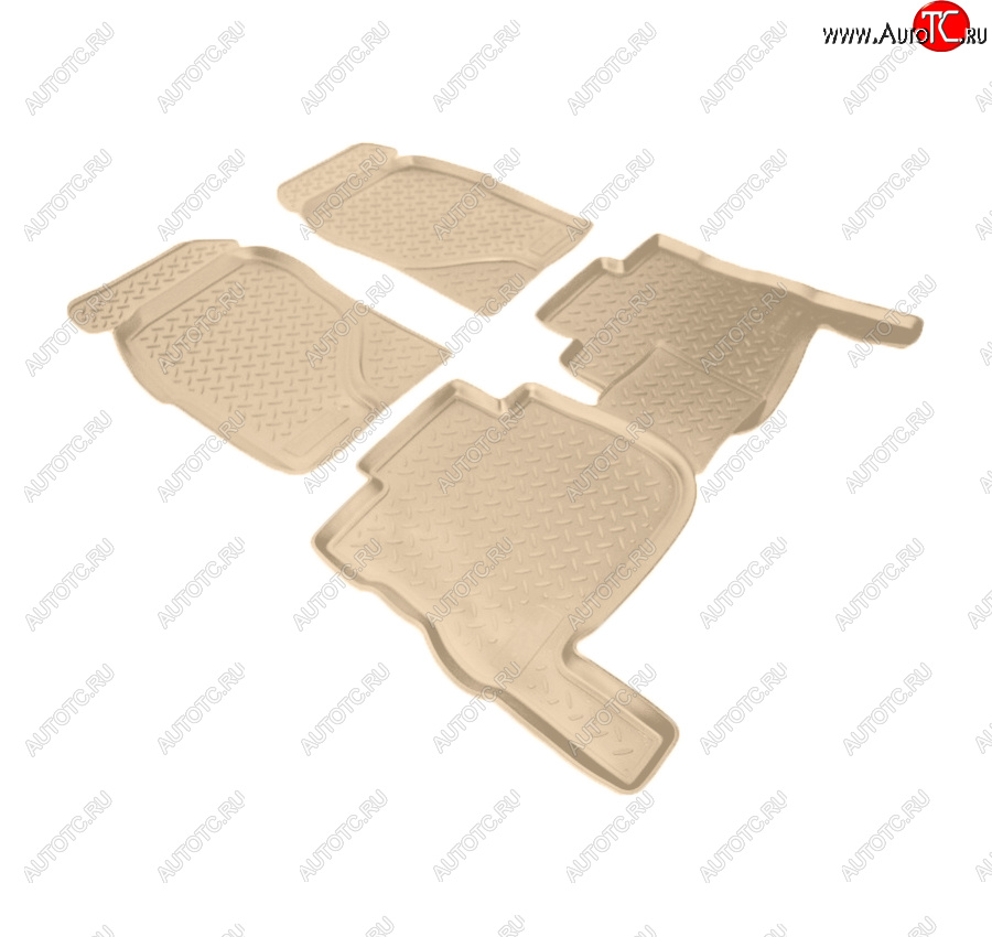 3 099 р. Коврики салона Norplast Unidec  Great Wall Wingle 3 (2005-2011) (Цвет: бежевый)  с доставкой в г. Керчь