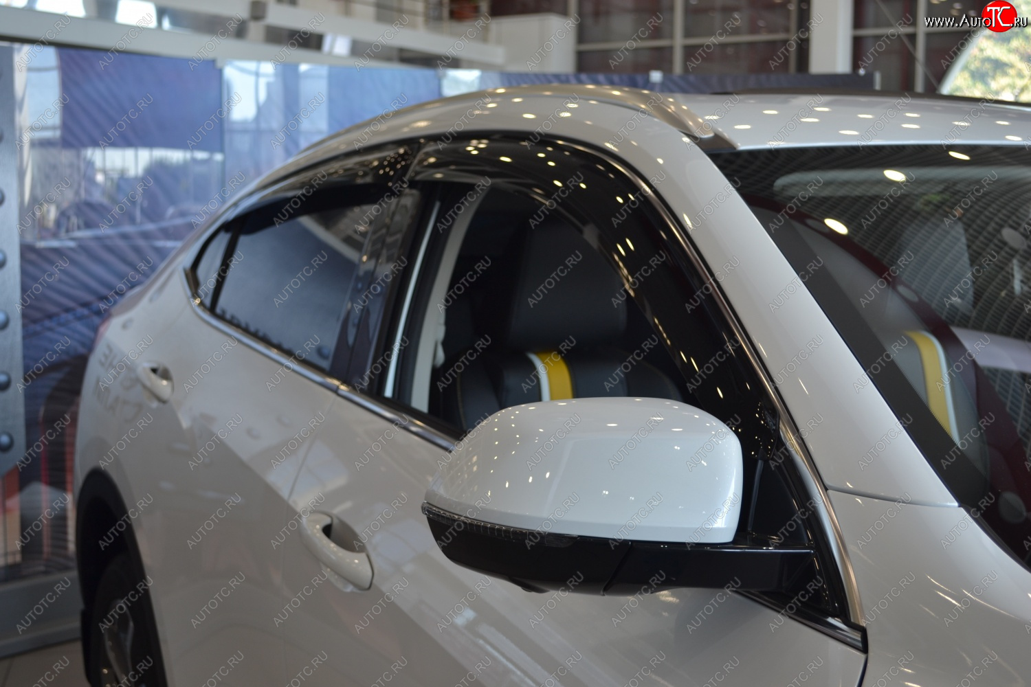 3 199 р. Дефлектора окон SIM Haval F7  дорестайлинг (2018-2022)  с доставкой в г. Керчь