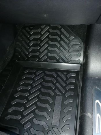 1 439 р. Коврики салона Aileron (3D с подпятником)  Haval F7 - F7x  с доставкой в г. Керчь. Увеличить фотографию 2