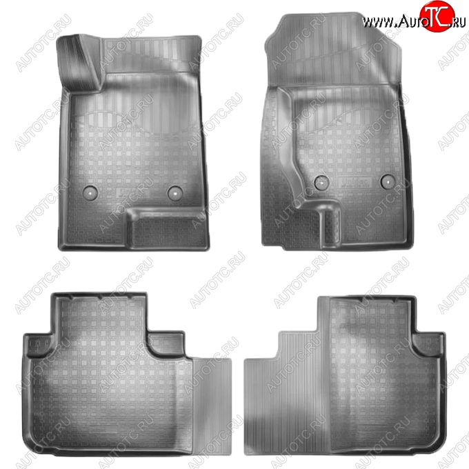 2 499 р. Коврики салонные Noplast (3D)  Haval F7 - F7x (Черные)  с доставкой в г. Керчь