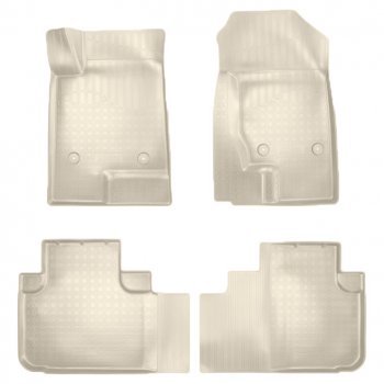 Коврики салонные Noplast (3D) Haval F7 - F7x (Бежевые)