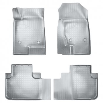 Коврики салонные Noplast (3D) Haval F7x дорестайлинг (2019-2022) (Серые)