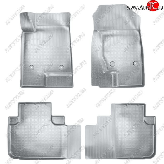 2 049 р. Коврики салонные Noplast (3D)  Haval F7 - F7x (Серые)  с доставкой в г. Керчь