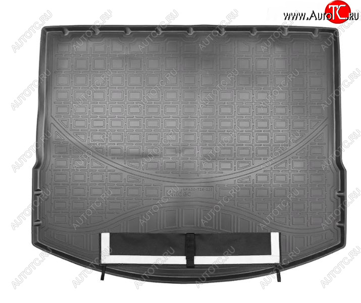 2 999 р. Коврик багажника Norplast  Haval F7 - F7x (Черный с погрузочным ковриком (фартуком))  с доставкой в г. Керчь