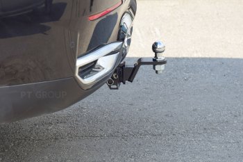 14 729 р. Фаркоп PT GROUP /съемный квадрат/ HAVAL F7 2019-2023 / HAVAL F7X 2019-2023 (17031501) Haval F7  дорестайлинг (2018-2022)  с доставкой в г. Керчь. Увеличить фотографию 2