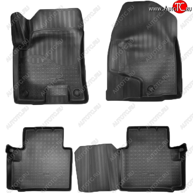 2 769 р. Коврики салонные Noplast (3D) Haval H2 (2014-2021) (Черные)  с доставкой в г. Керчь