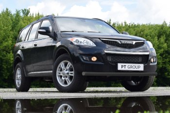 5 519 р. Защита переднего бампера Petroil Tuning (Ø63 мм)  Haval H5 (2020-2023) рестайлинг (Сталь с полимерным покрытием в цвет: черный ❞Шагрень❝)  с доставкой в г. Керчь. Увеличить фотографию 3