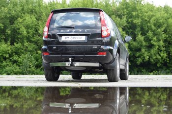 16 009 р. Фаркоп PT GROUP /съемный квадрат/ с НЕРЖ накладкой HAVAL H5 2020-2023/ DW Hover H5 2010- (HVH991101) Haval H5 рестайлинг (2020-2023)  с доставкой в г. Керчь. Увеличить фотографию 3