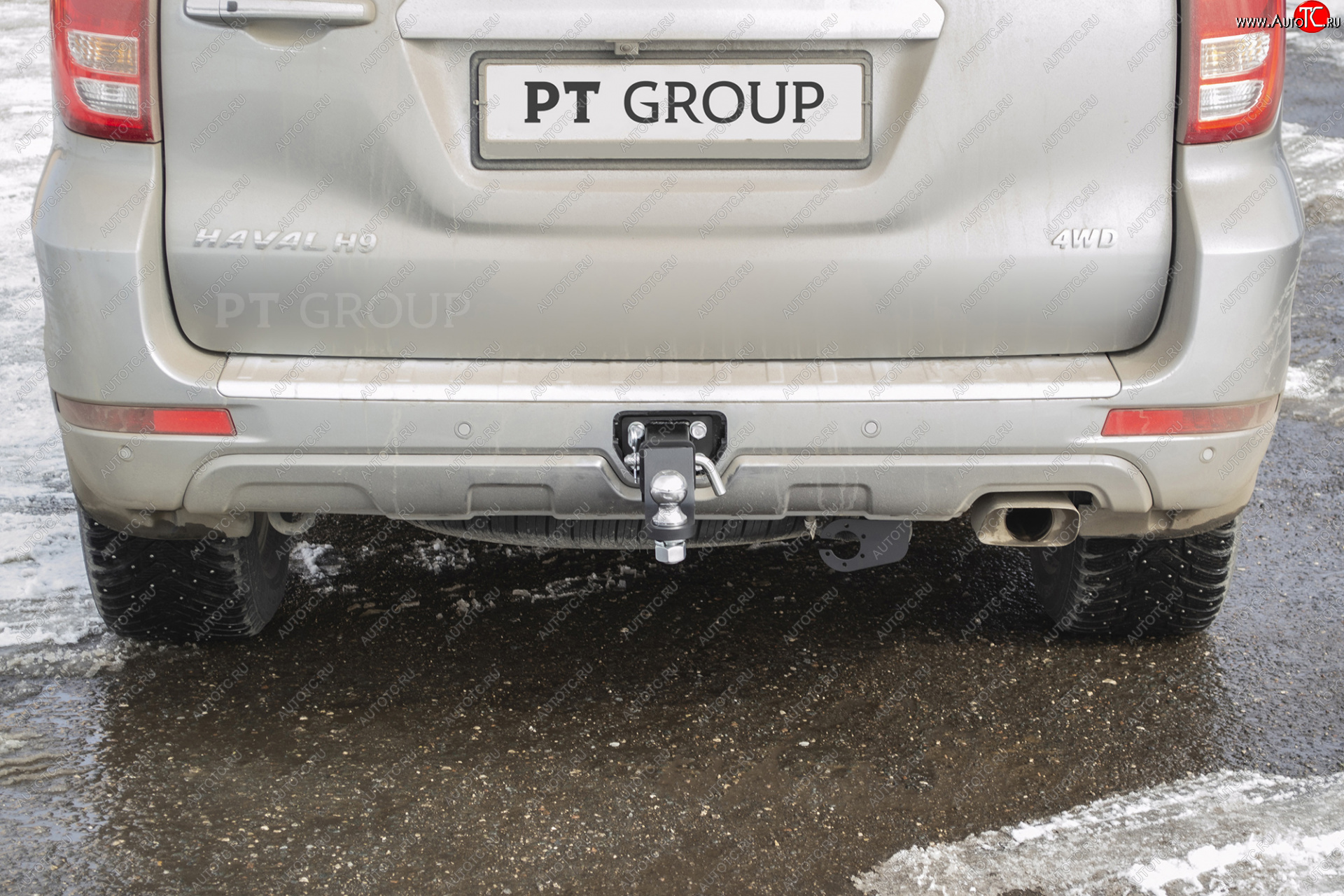 7 179 р. Фаркоп PT GROUP /съемный квадрат/ HAVAL H9 2019-2023   Haval H9 (2019-2021) 2-ой рестайлинг  с доставкой в г. Керчь