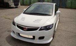 18 999 р. Передний бампер INGS Extreem Honda Civic FD седан дорестайлинг (2005-2008) (Неокрашенный)  с доставкой в г. Керчь. Увеличить фотографию 3