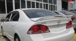 5 399 р. Спойлер M-VRS Honda Civic FD седан дорестайлинг (2005-2008) (Неокрашенный)  с доставкой в г. Керчь. Увеличить фотографию 2
