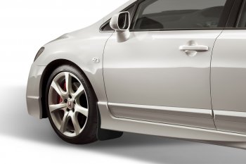 4 799 р. Брызговики передние Frosch Honda Civic FD седан дорестайлинг (2005-2008)  с доставкой в г. Керчь. Увеличить фотографию 2