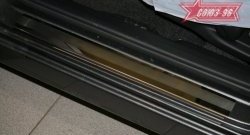 2 249 р. Накладки на внутренние пороги Souz-96  Honda Civic  FD (2005-2011) седан дорестайлинг, седан рестайлинг  с доставкой в г. Керчь. Увеличить фотографию 2