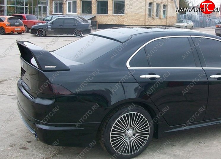 3 799 р. Козырёк на заднее стекло Tuning-Sport  Honda Accord  7 CL (2002-2005) седан дорестайлинг (Неокрашенный)  с доставкой в г. Керчь