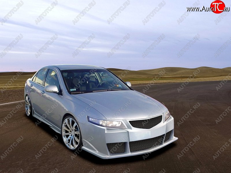 25 899 р. Передний бампер D.J. Honda Accord 7 CL седан дорестайлинг (2002-2005)  с доставкой в г. Керчь