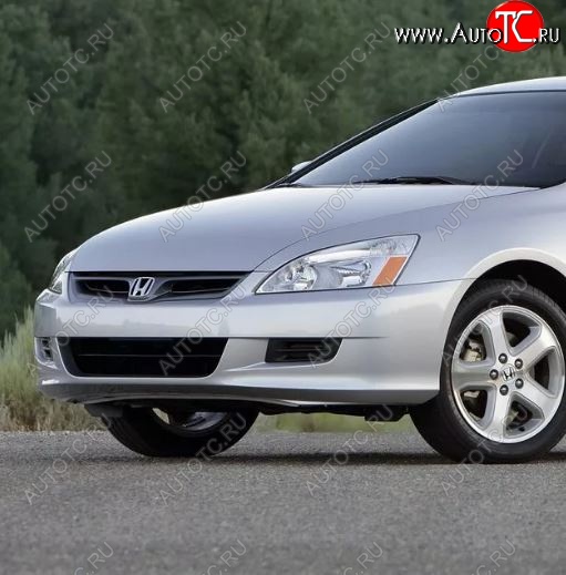 9 349 р. Бампер передний (купе, USA) TYG Honda Accord 7 CL седан дорестайлинг (2002-2005) (Неокрашенный)  с доставкой в г. Керчь