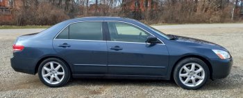 Молдинги дверей (комплект 4 штуки) BodyParts Honda Accord  7 CL (2002-2008) седан дорестайлинг, седан рестайлинг