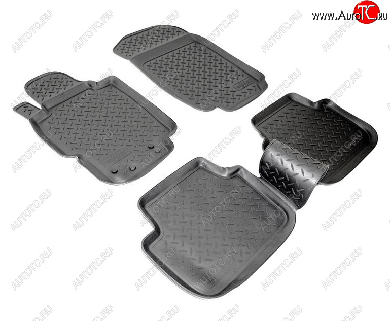 2 399 р. Комплект салонных ковриков Norplast Unidec  Honda Accord ( 7 CL,  7 CM) (2002-2008) седан дорестайлинг, универсал дорестайлинг, седан рестайлинг, универсал рестайлинг (Цвет: черный)  с доставкой в г. Керчь