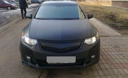 7 199 р. Накладка на передний бампер Style  Honda Accord  8 CU (2008-2011) седан дорестайлинг (Неокрашенная)  с доставкой в г. Керчь. Увеличить фотографию 4