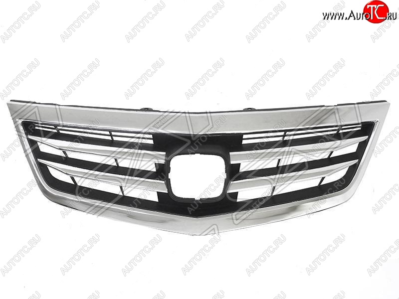 6 349 р. Решётка радиатора SAT (хром)  Honda Accord ( 8 CU,  8 CW) (2011-2013) седан рестайлинг, универсал рестайлинг  с доставкой в г. Керчь