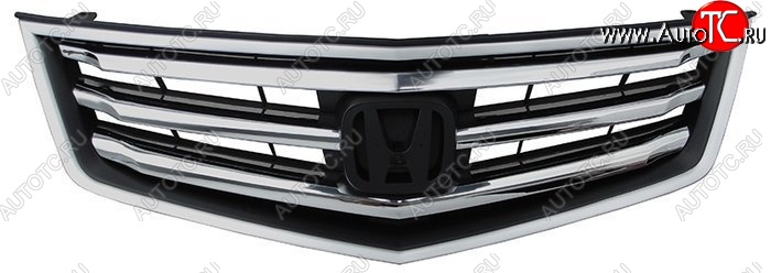 5 599 р. Решётка радиатора SAT (хром) Honda Accord 8 CU седан дорестайлинг (2008-2011)  с доставкой в г. Керчь