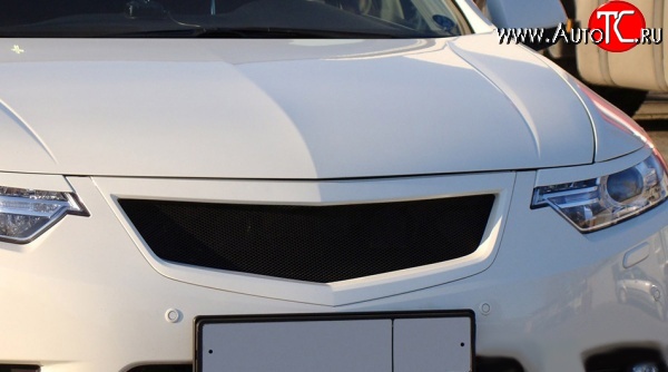 1 299 р. Реснички Sport на фары рестайлинг Honda Accord 8 CU седан дорестайлинг (2008-2011) (Неокрашенные)  с доставкой в г. Керчь