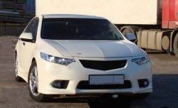 1 299 р. Реснички Sport на фары рестайлинг Honda Accord 8 CU седан дорестайлинг (2008-2011) (Неокрашенные)  с доставкой в г. Керчь. Увеличить фотографию 3