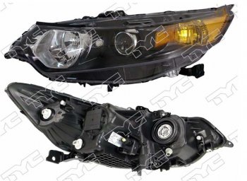 Левая фара передняя TYC (галоген, с электрокорректором) Honda Accord ( 8 CU,  8 CW) (2008-2011) седан дорестайлинг, универсал дорестайлинг
