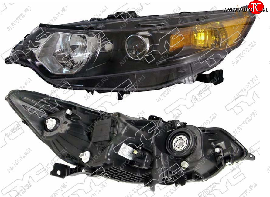 5 849 р. Левая фара передняя TYC (галоген, с электрокорректором)  Honda Accord ( 8 CU,  8 CW) (2008-2011) седан дорестайлинг, универсал дорестайлинг  с доставкой в г. Керчь