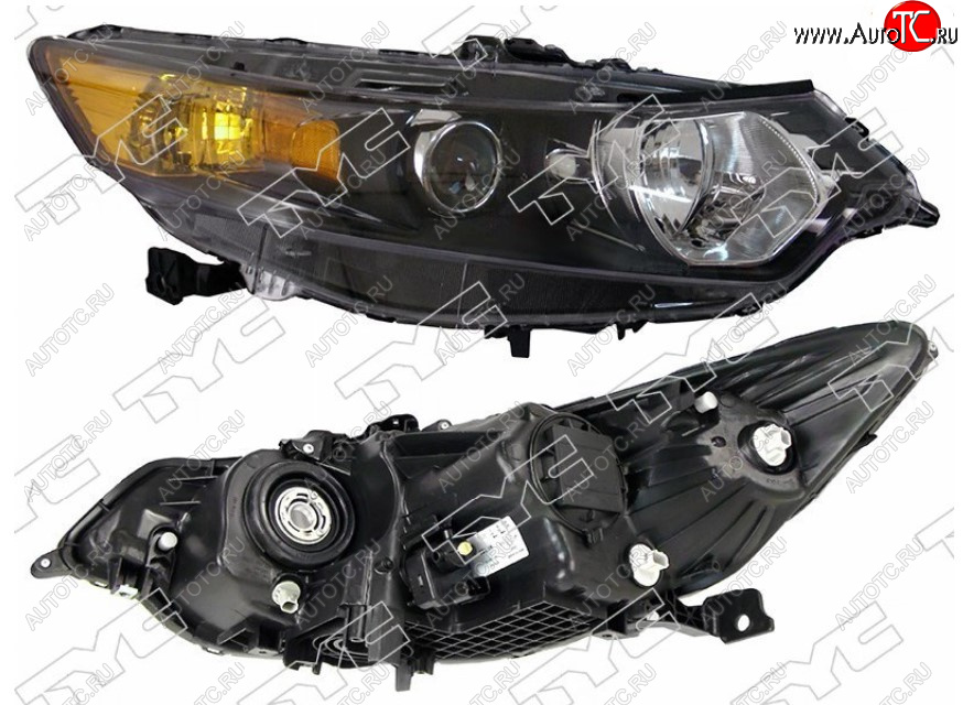 5 849 р. Правая фара передняя TYC (галоген, с электрокорректором)  Honda Accord ( 8 CU,  8 CW) (2008-2011) седан дорестайлинг, универсал дорестайлинг  с доставкой в г. Керчь