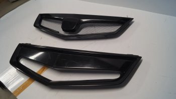 3 099 р. Решётка радиатора Mugen Honda Accord 8 CU седан дорестайлинг (2008-2011) (Неокрашенные)  с доставкой в г. Керчь. Увеличить фотографию 2
