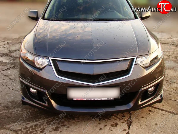 3 099 р. Решётка радиатора Mugen Honda Accord 8 CU седан дорестайлинг (2008-2011) (Неокрашенные)  с доставкой в г. Керчь